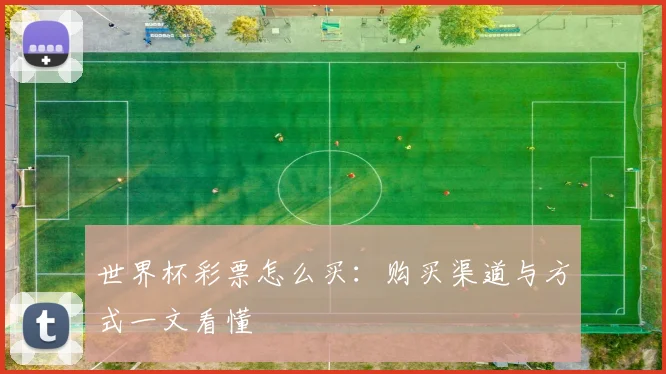 世界杯彩票怎么买：购买渠道与方式一文看懂